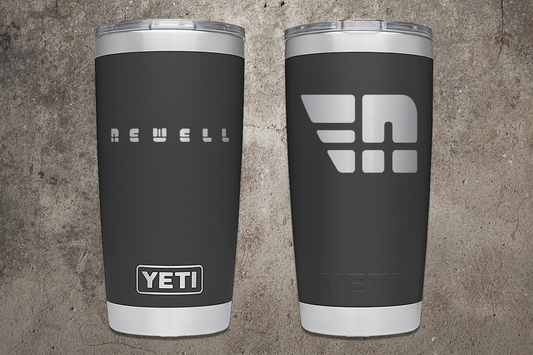 20 oz Yeti Tumbler | 2-Sided Newell