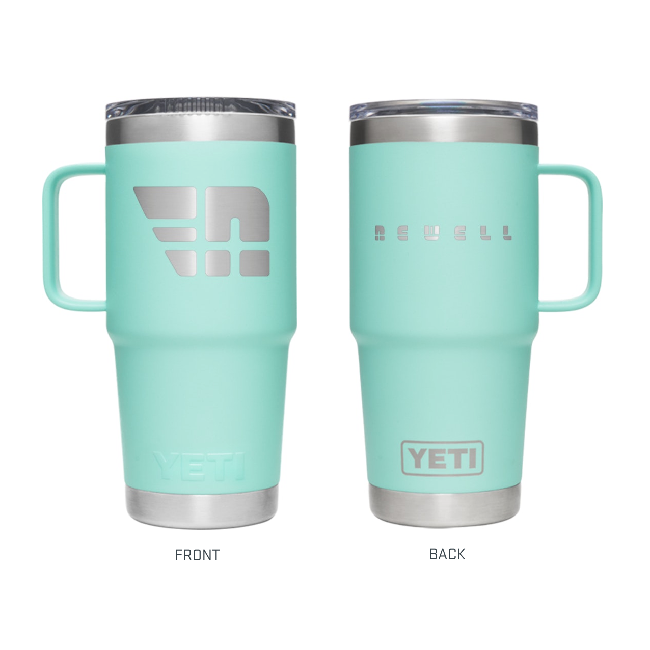 Yeti Travel Mug  2-Sided Newell – Newell Merch