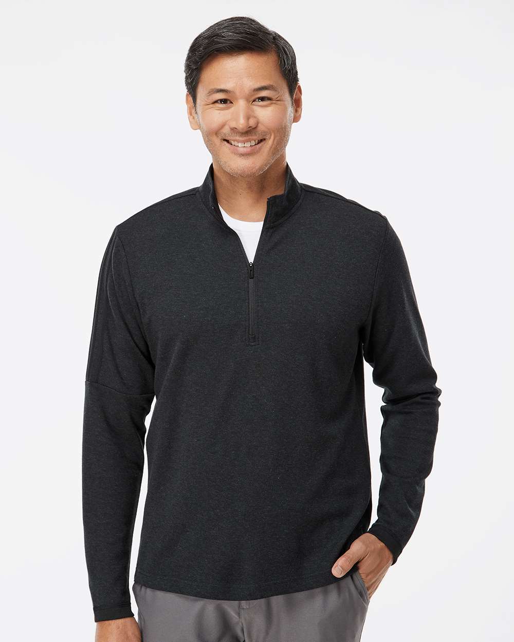 Men's 3-Stripe Quarter-Zip Sweater | Adidas