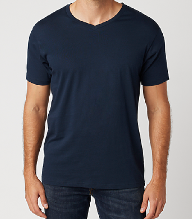 Men's Echo Outline T-Shirt | V-Neck