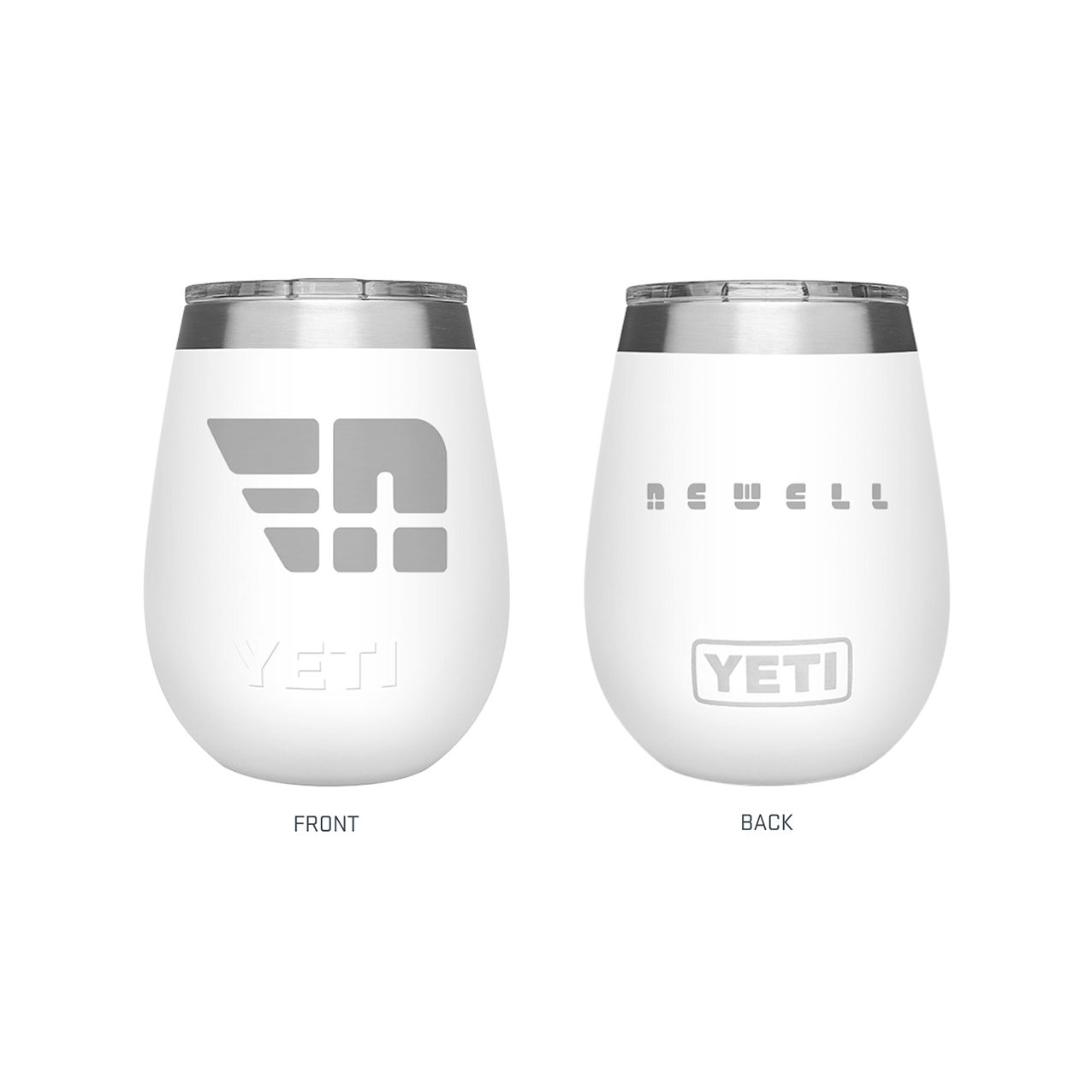 10 oz Yeti Wine Tumbler | 2-Sided Newell