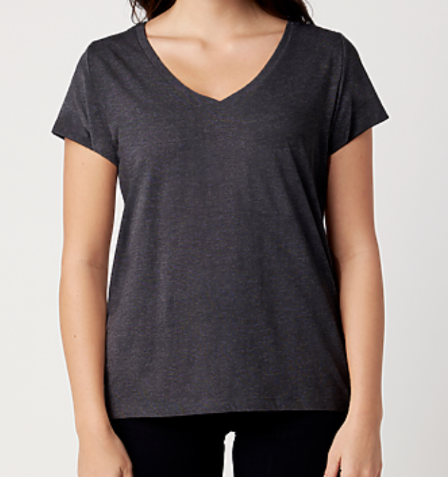 Women's 'Newell N' Back T-Shirt | V-Neck