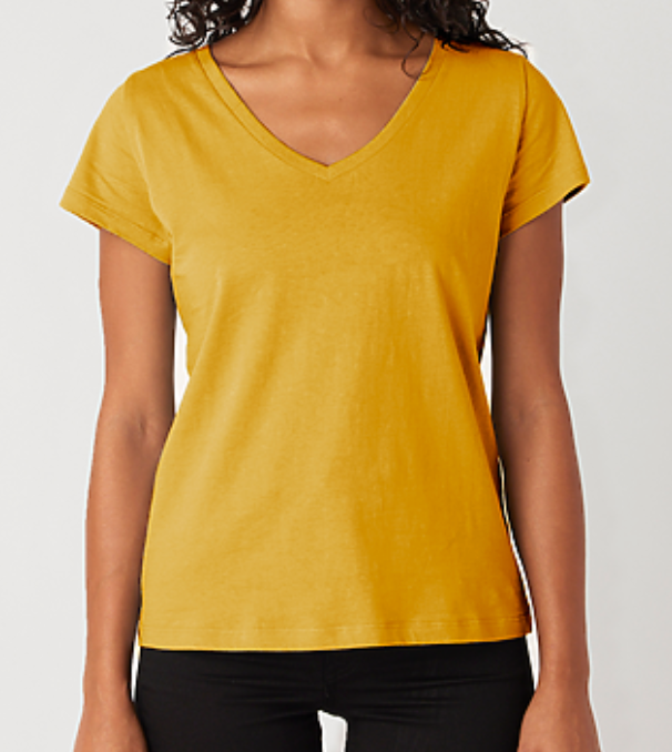 Women's 'Newell N' Back T-Shirt | V-Neck