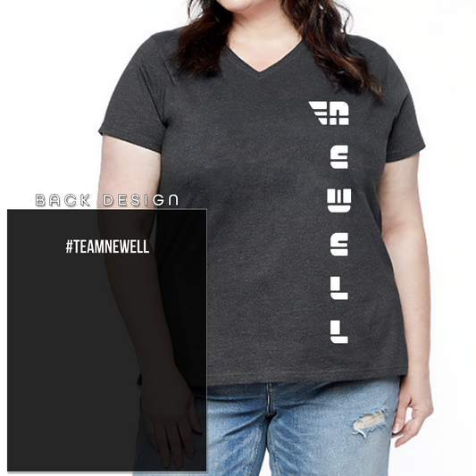 Women's Curvy Vert T-Shirt | V-Neck