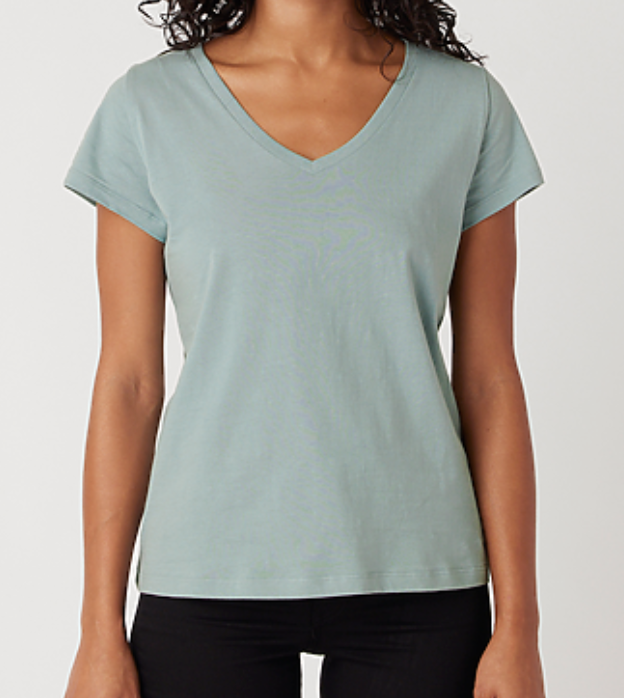 Women's 'Newell N' Back T-Shirt | V-Neck